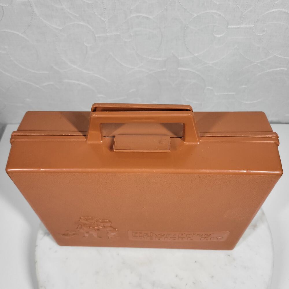 Vtg Fisher Price Medical Kit 1970s Dr Nurse Kit Case Kids Pretend Play Toy - Picture 3 of 15